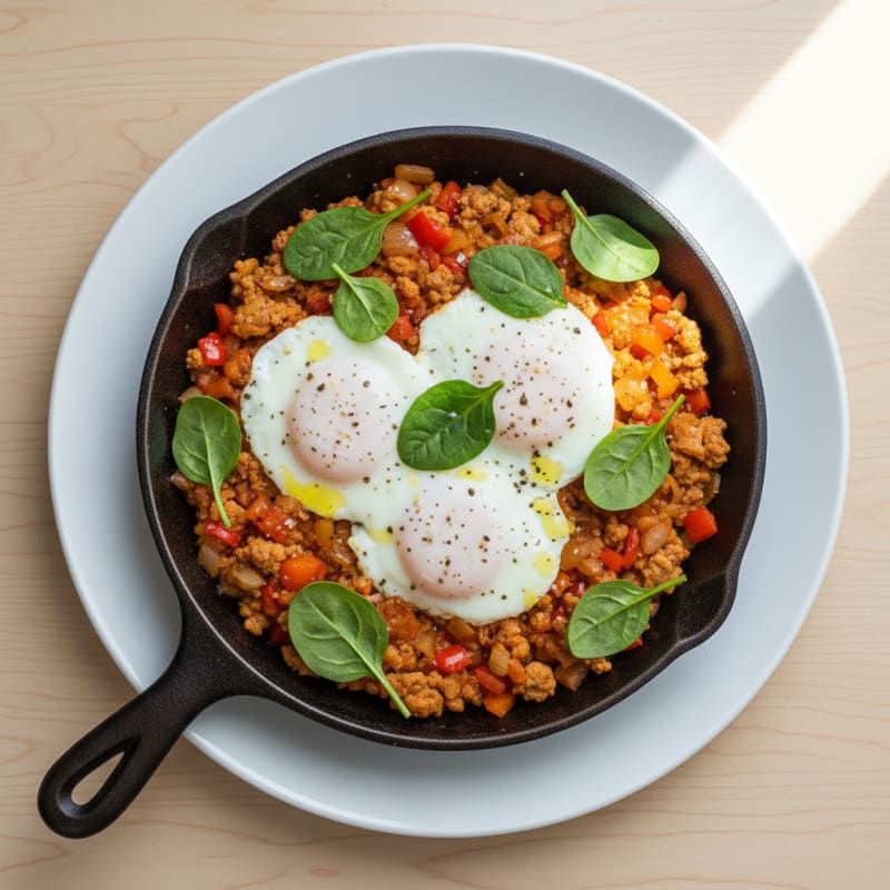 Hearty Grand Slam Breakfast Skillet