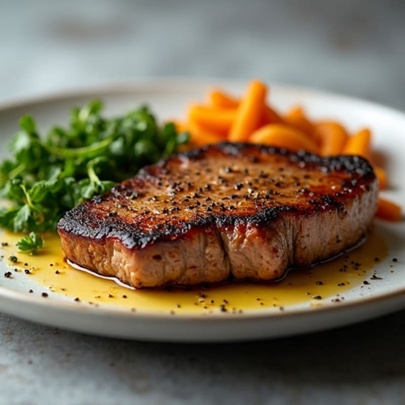 Juicy Pan-Seared Ribeye Steak