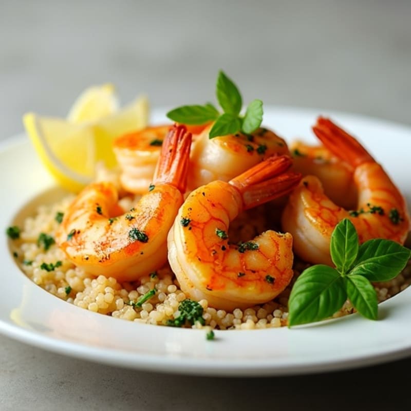 Pan-Seared Garlic Butter Shrimp with Fresh Herbs