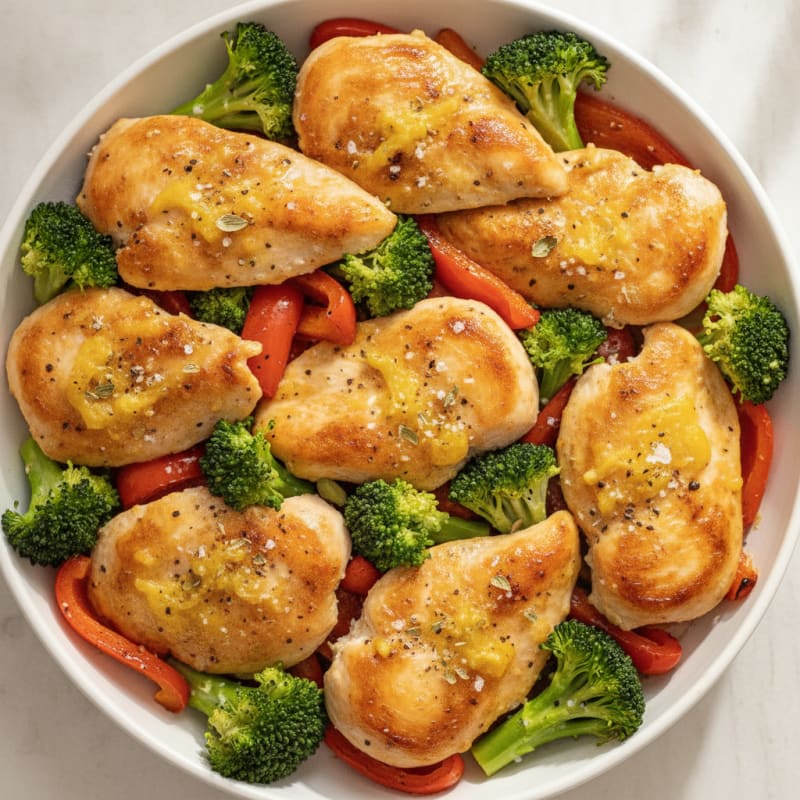 Sheet Pan Lemon Herb Chicken and Veggies