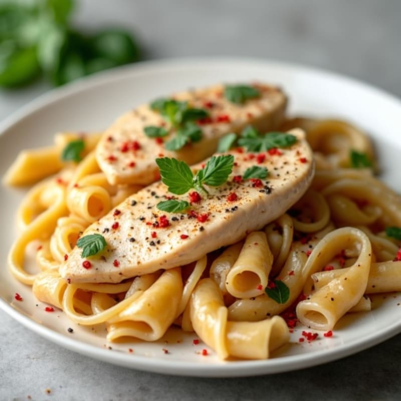 Creamy Spicy Herb Chicken Pasta