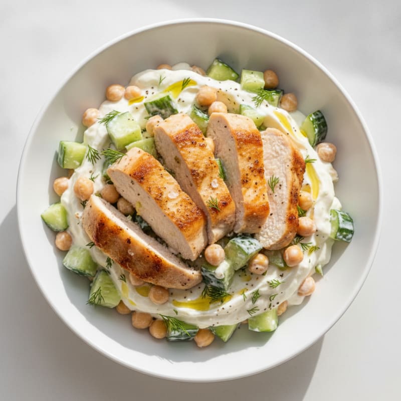 Protein-Packed Cucumber Dill Yogurt Salad