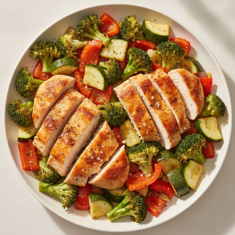 Sheet Pan Lemon Herb Chicken and Veggies