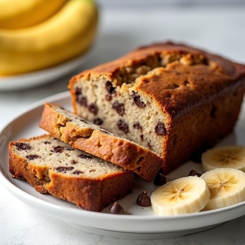Protein-Packed Almond Flour Banana Bread with Dark Chocolate