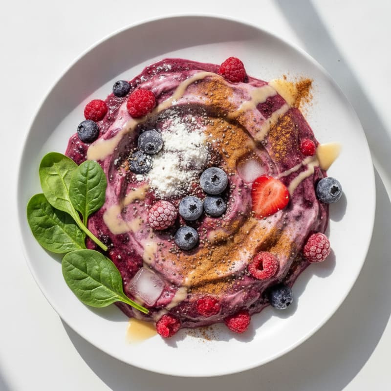 Berry Vanilla Protein Smoothie