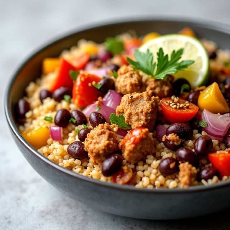 Sheet Pan Chili-Lime Turkey Taco Bowls