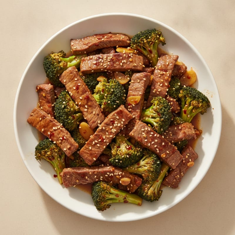 Sesame Beef & Broccoli Stir-Fry