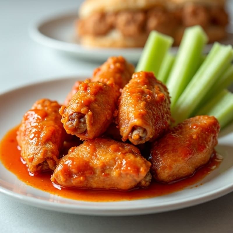 Crispy Baked Buffalo Chicken Wings