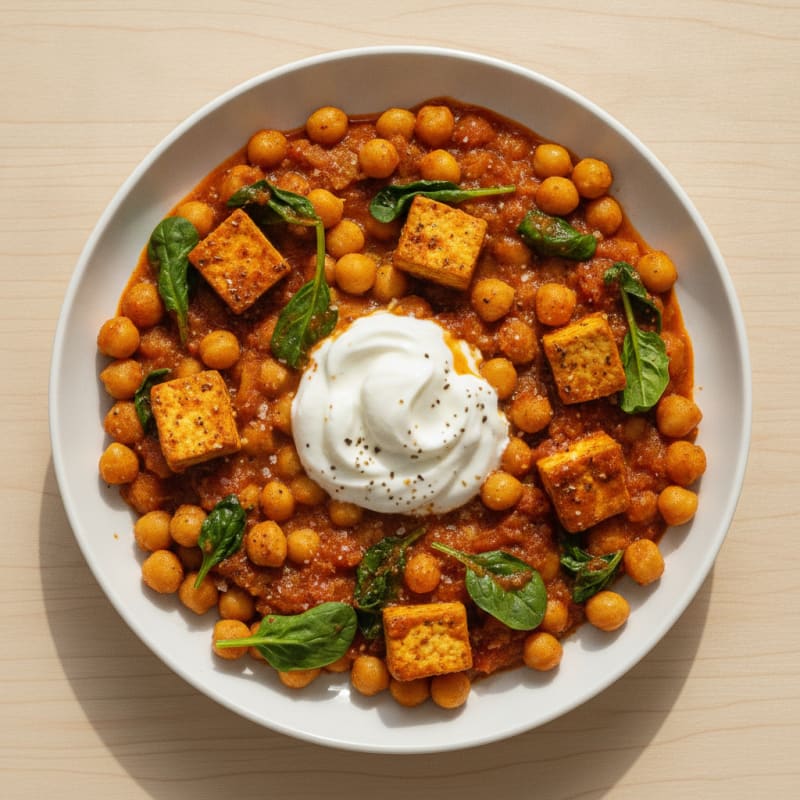 Hearty Chickpea Masala with Fragrant Spices