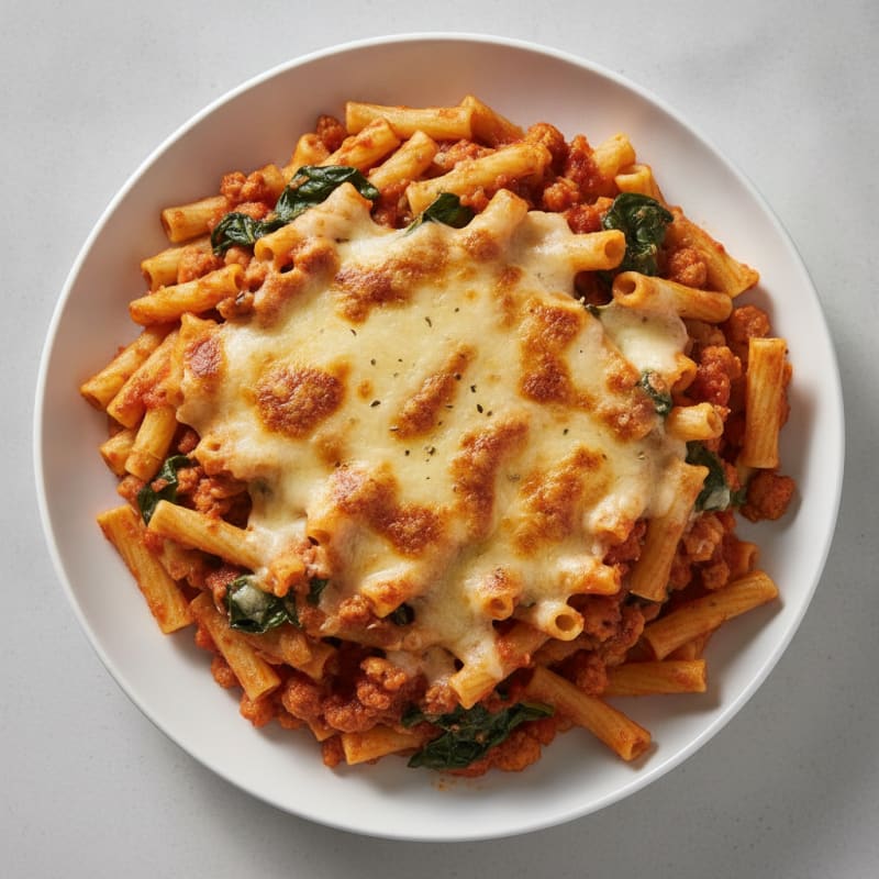 Classic Baked Ziti with Ricotta
