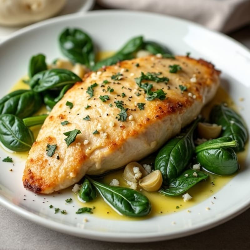 Creamy Baked Chicken with Spinach and Artichoke