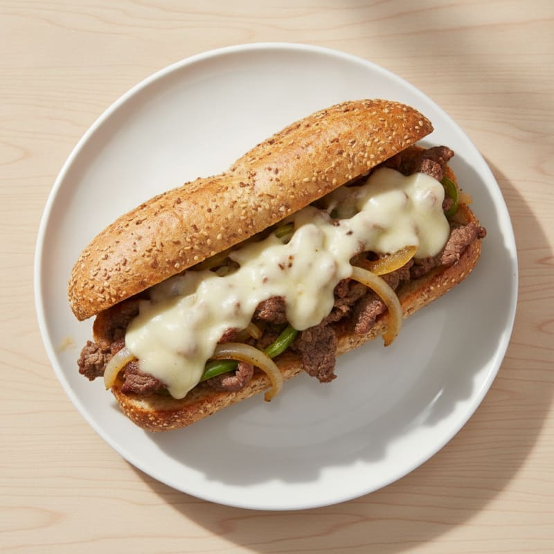 Classic Philly Cheesesteak Sandwich