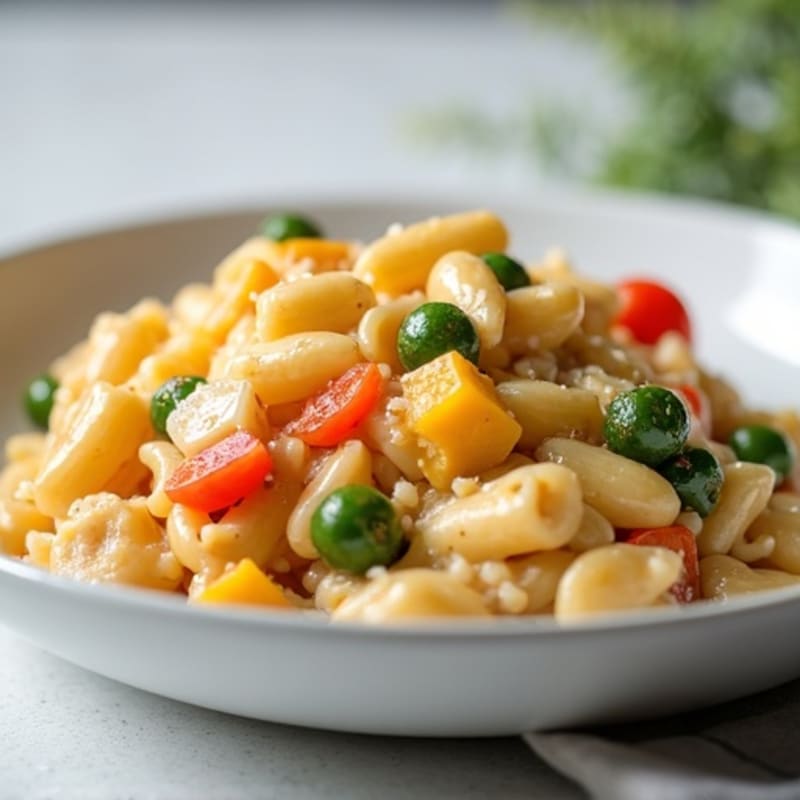 Creamy Tuna Pasta Bake with Mixed Vegetables