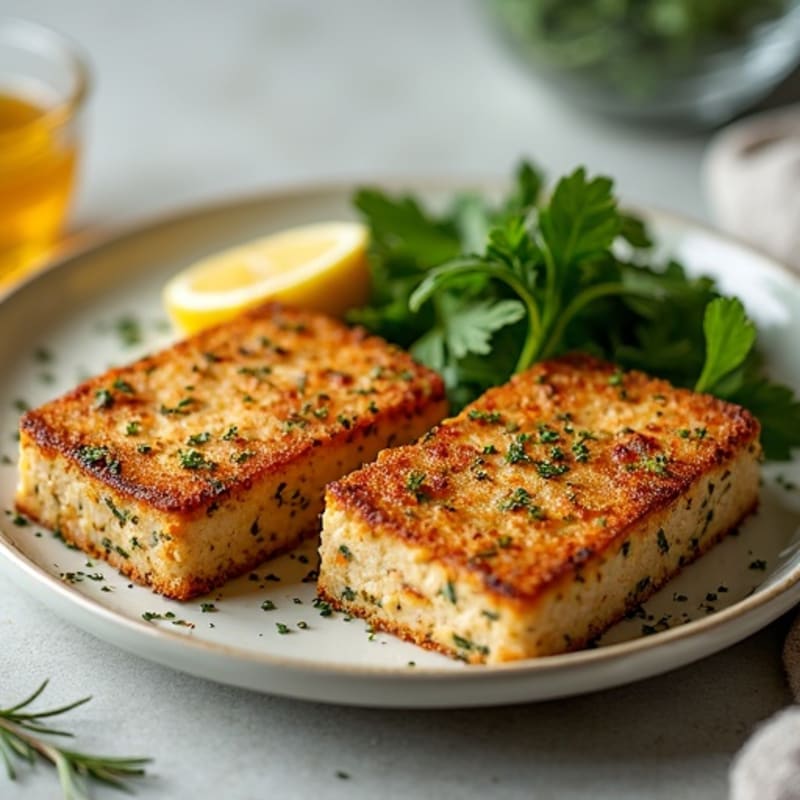 Herb-Crusted Pan-Seared Tofu Steaks