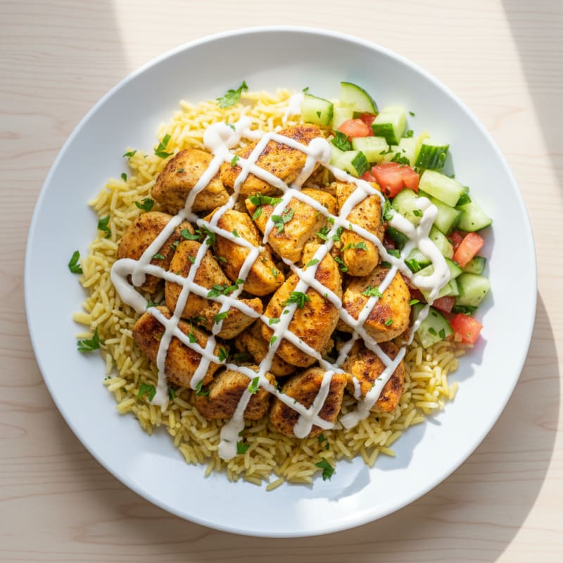 Chicken Shawarma Rice Bowl