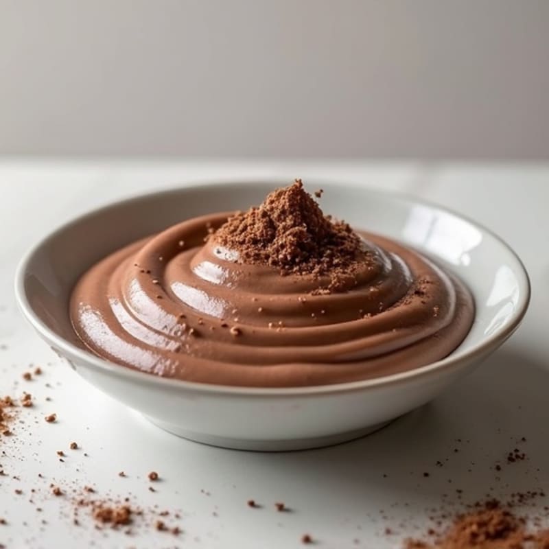 Silky Chocolate Protein Pudding with Greek Yogurt
