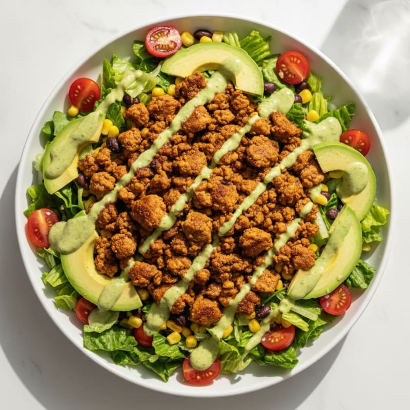 Zesty Turkey Taco Salad Bowl