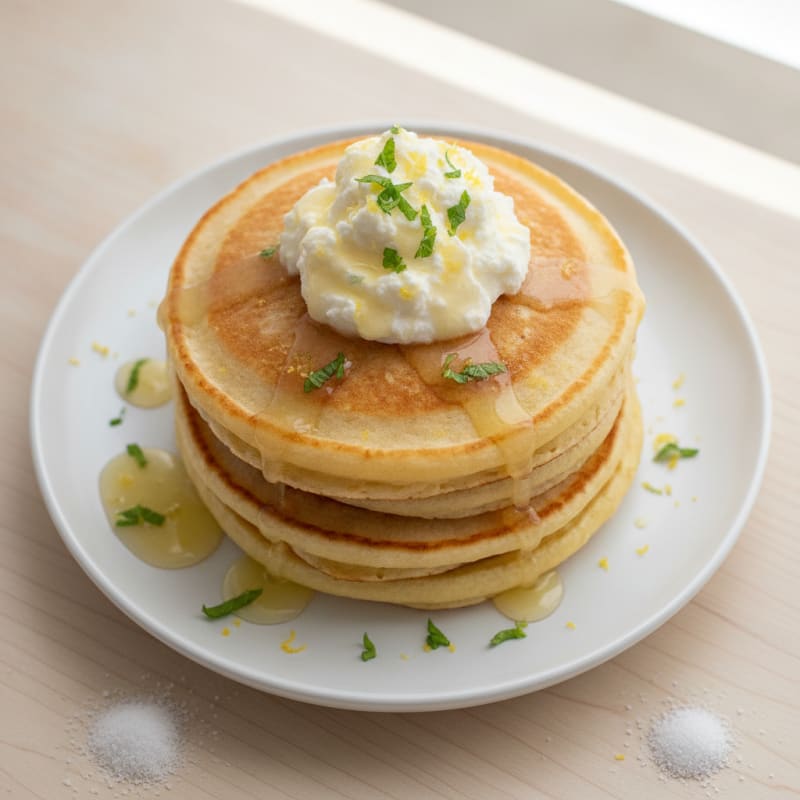 Fluffy Lemon Ricotta Pancakes