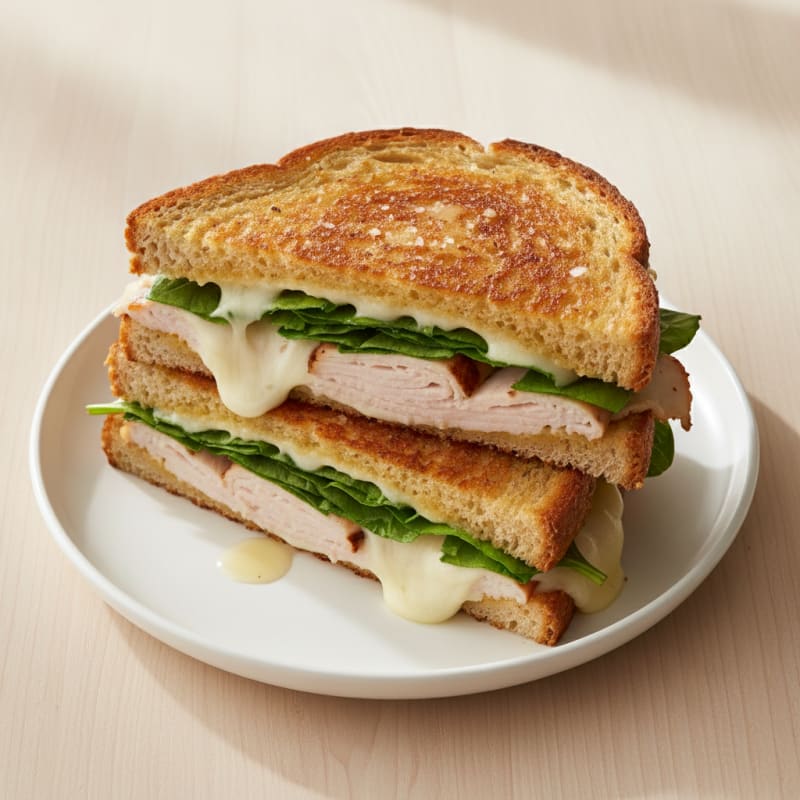 Triple-Decker Grilled Cheese Sandwich