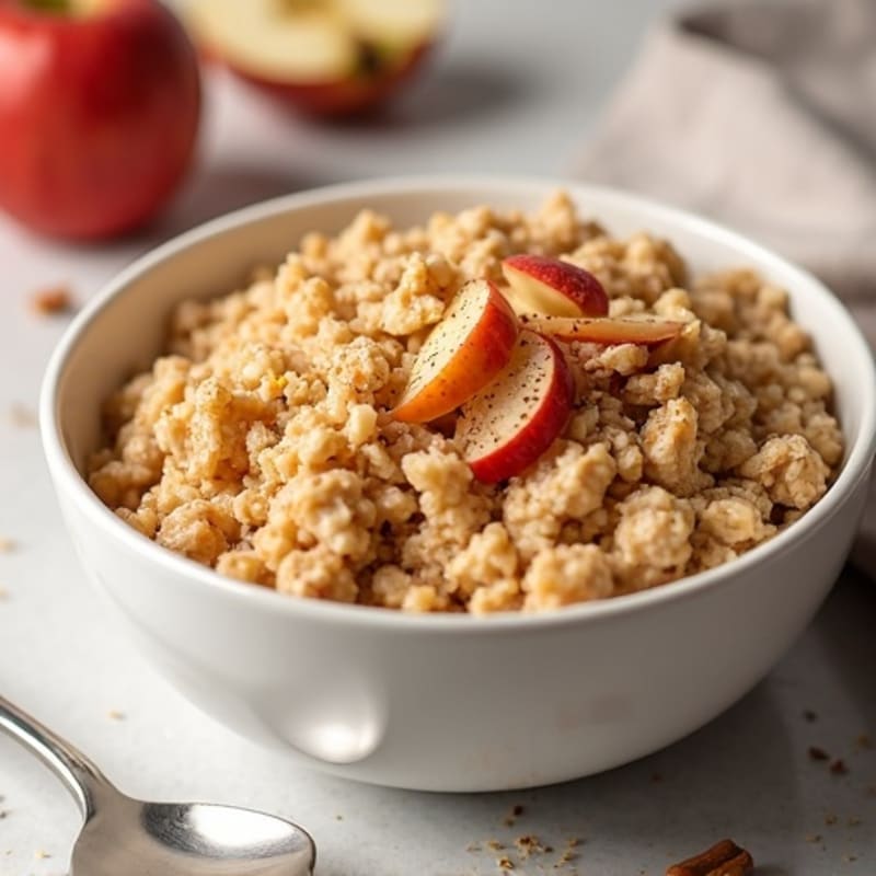 Protein-Packed Apple Cinnamon Steel Cut Oats