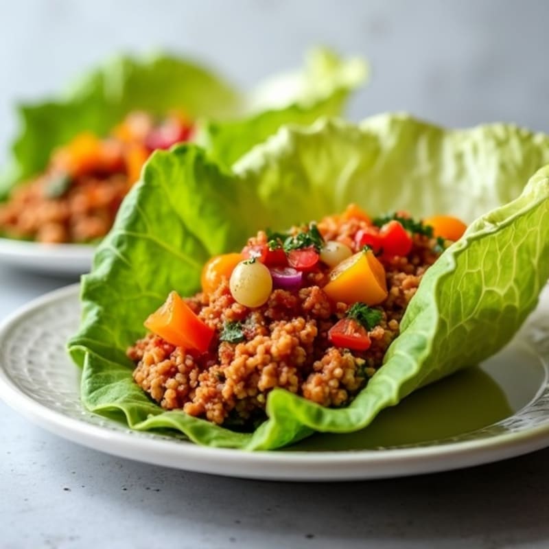Lean Ground Turkey Sloppy Joe Lettuce Cups
