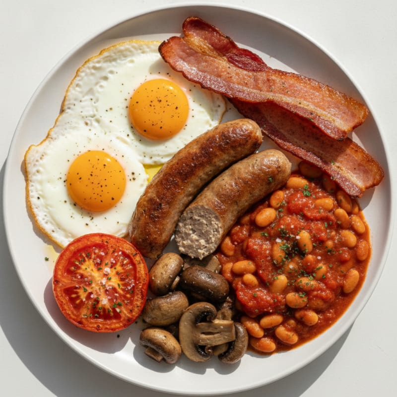 Hearty English Breakfast Platter