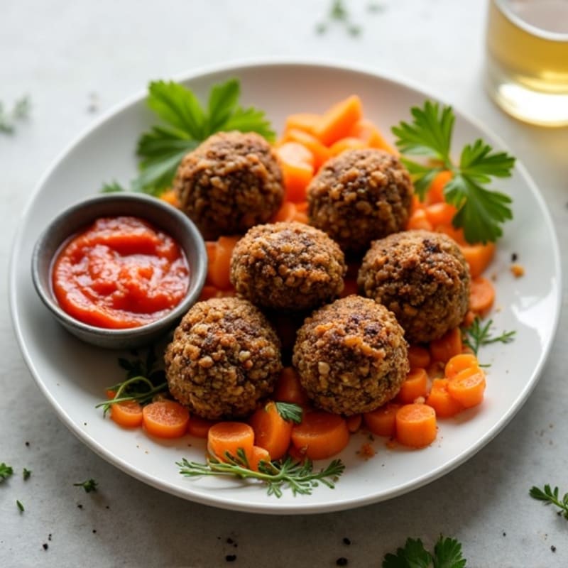 Hearty Baked Lentil Meatballs