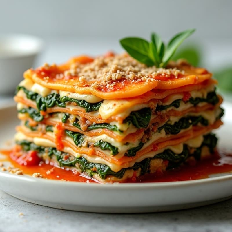Healthy Layered Veggie Lasagna