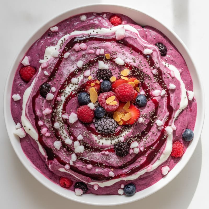 Creamy Berry Protein Shake
