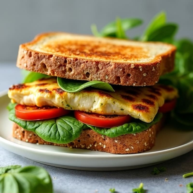 Grilled Pesto Chicken Sandwich
