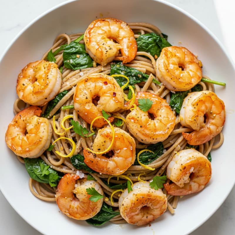 Zesty Garlic Butter Shrimp Scampi