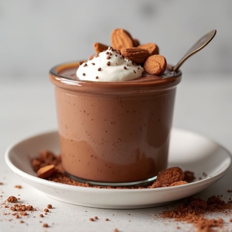 Silky Chocolate Protein Pudding with Greek Yogurt