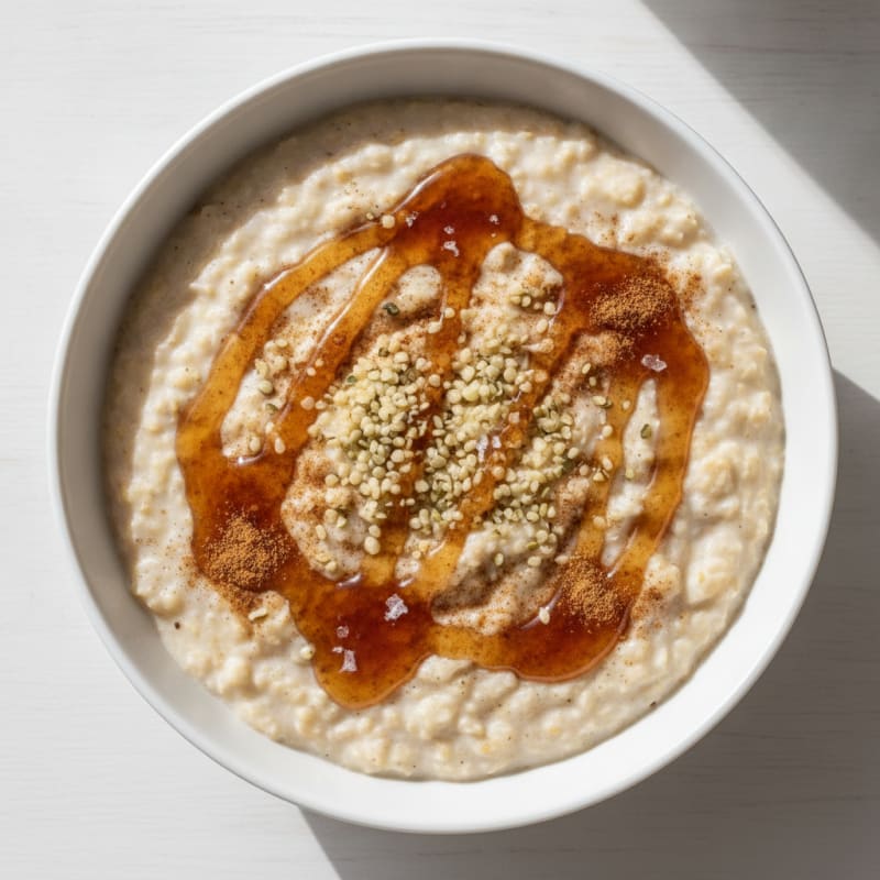 High-Protein Maple Brown Sugar Oatmeal