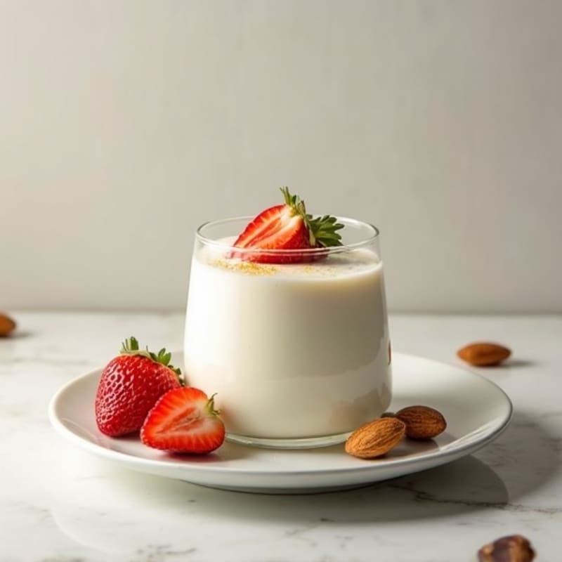 Creamy Greek Yogurt Protein Pudding with Almonds