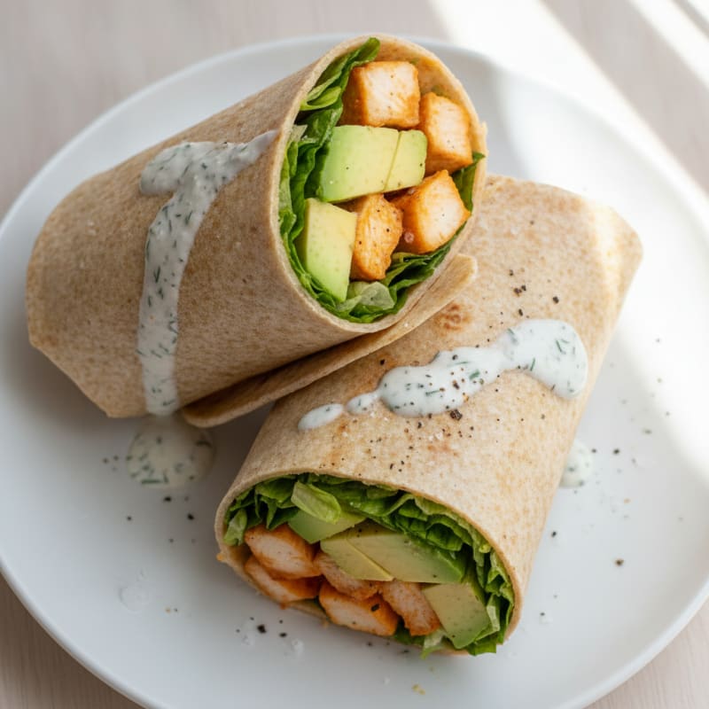 Buffalo Ranch Chicken Wraps