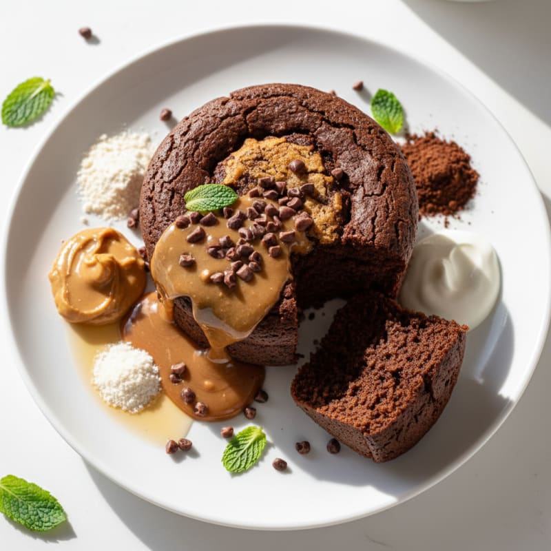 Decadent Chocolate Protein Mug Cake