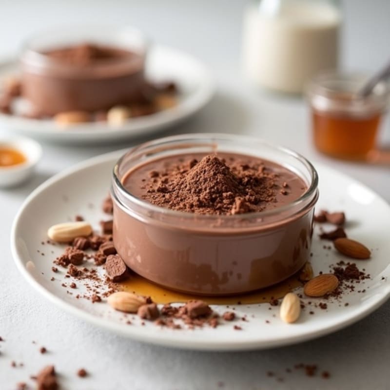 Silky Chocolate Protein Pudding with Greek Yogurt
