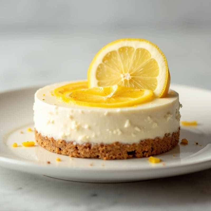Silky Greek Yogurt Protein Cheesecake
