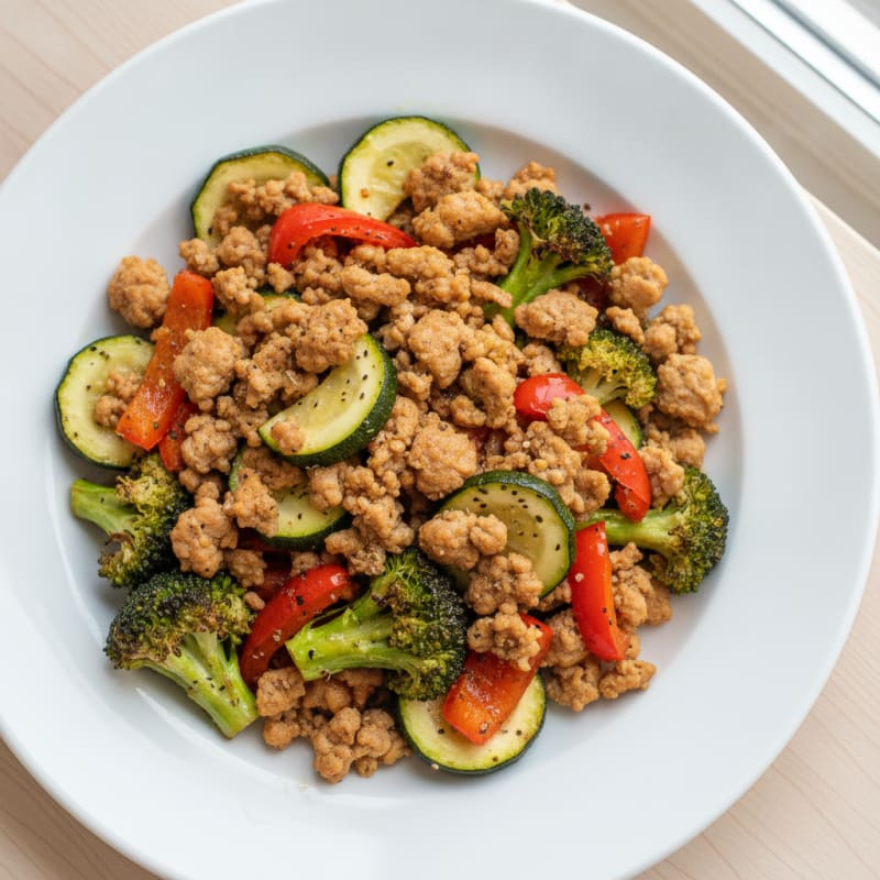 Turkey and Roasted Vegetable Medley
