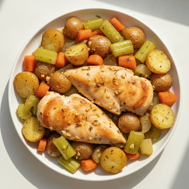 Slow Cooker Herb-Roasted Chicken