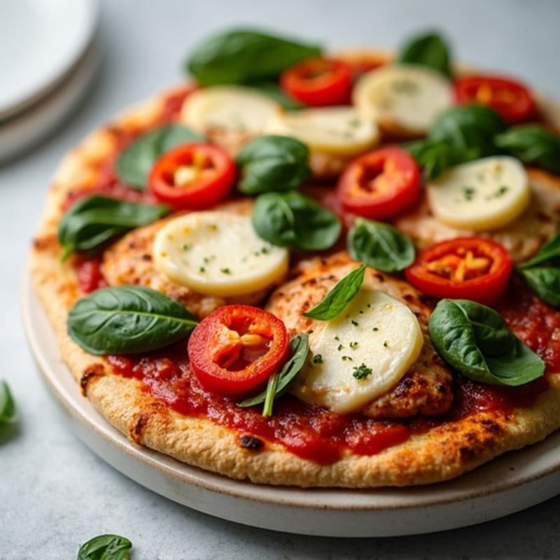Sheet Pan Chicken Pizza Bake