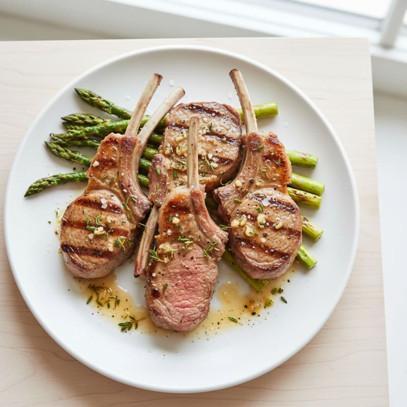 Herb-Marinated Grilled Lamb Chops