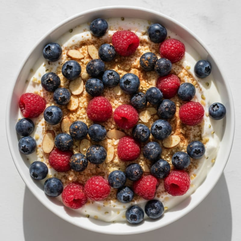 Greek Yogurt Protein Bowl with Berries