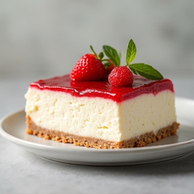 Creamy Greek Yogurt Protein Cheesecake