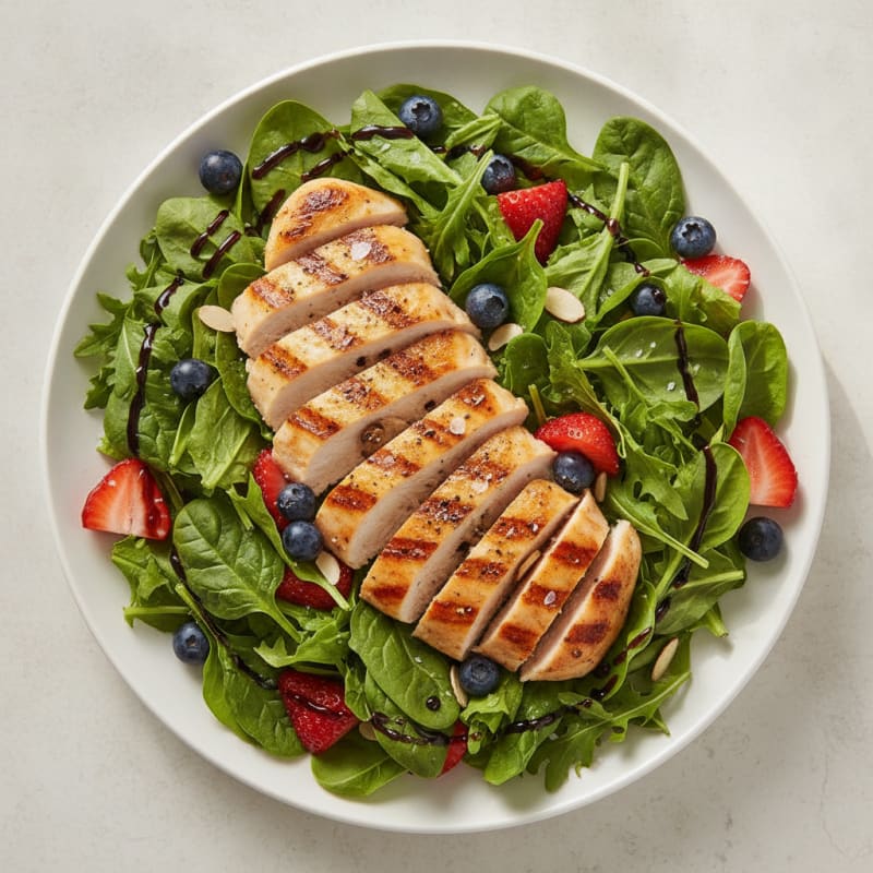 Grilled Chicken and Berry Salad