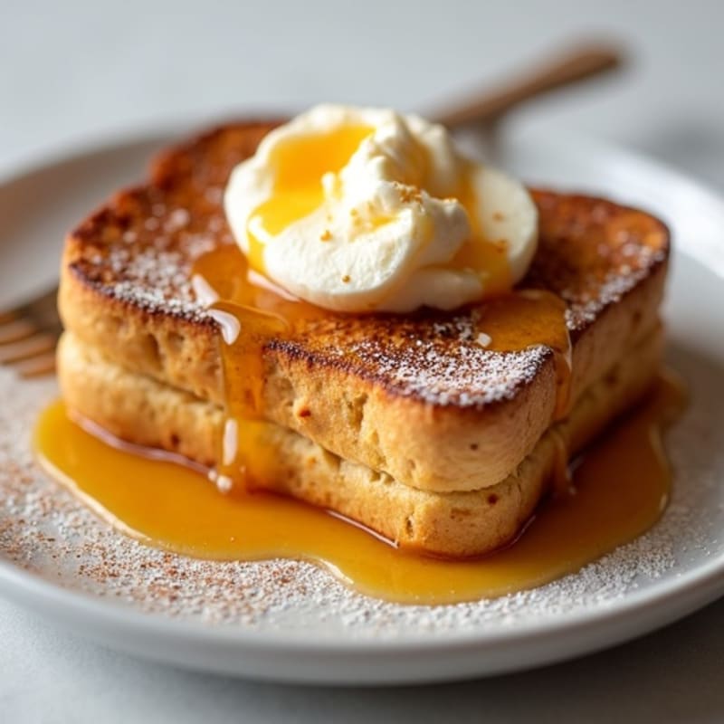 Protein-Rich Vanilla Bean French Toast Bake