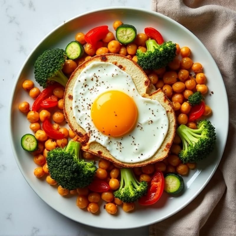 Sheet Pan Crispy Garbanzo Beans and Roasted Vegetables