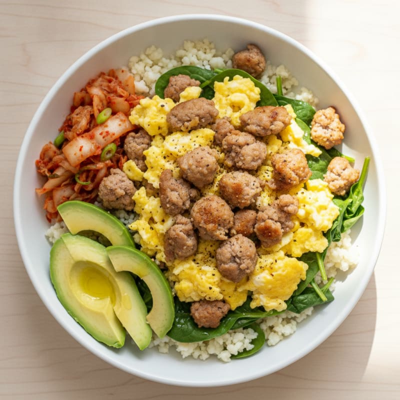 Savory Sausage and Egg Breakfast Bowl