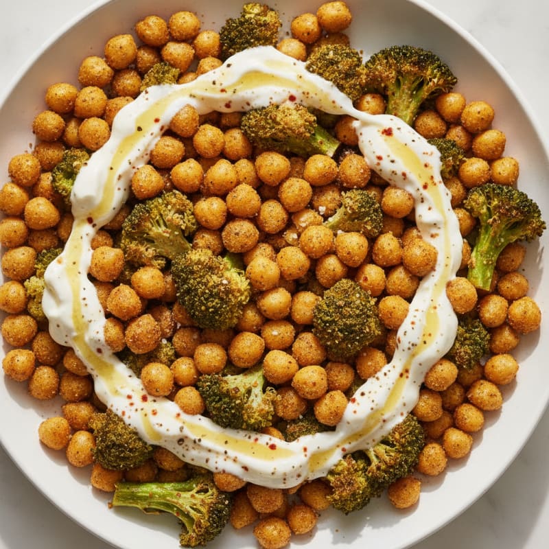Roasted Vegetable and Chickpea Bowl