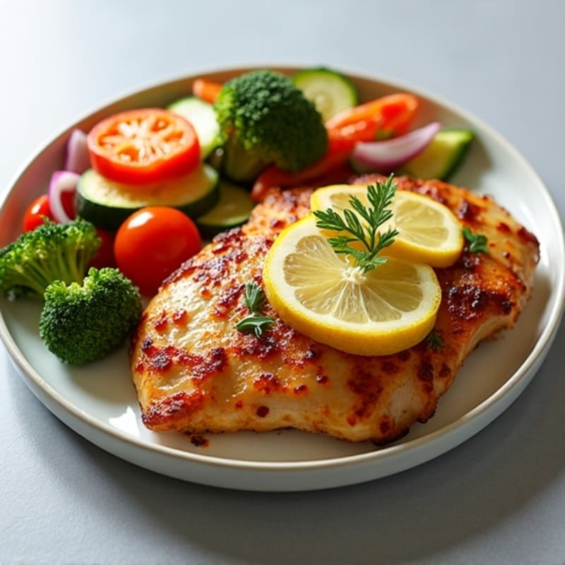 Crispy Sheet Pan Lemon-Garlic Chicken and Roasted Vegetables